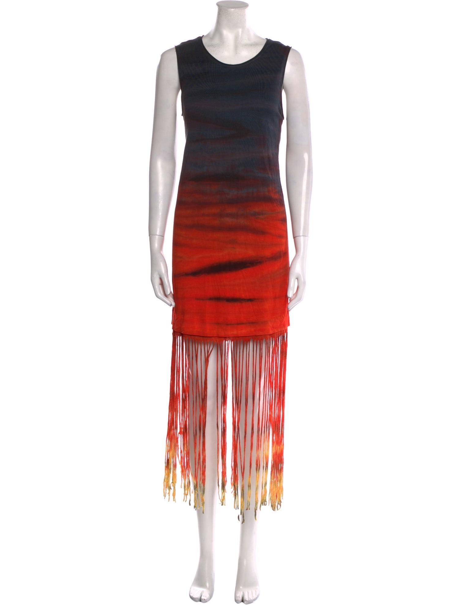 Raquel Allegra Tie-Dye Print Long Dress